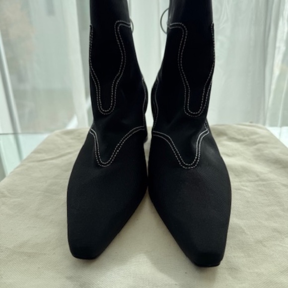 ELLERY Black Ankle boots 'NEW' - EU 37 (US 7) - Picture 2 of 15